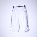 Reebok Pantalon court M pour homme avec logo Capri blanc