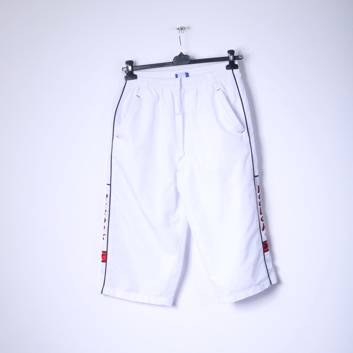 Reebok Pantalon court M pour homme avec logo Capri blanc