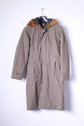 G-STAR RAW Cappotto M da donna Giacca Hedley con cappuccio in cotone kaki con cerniera intera
