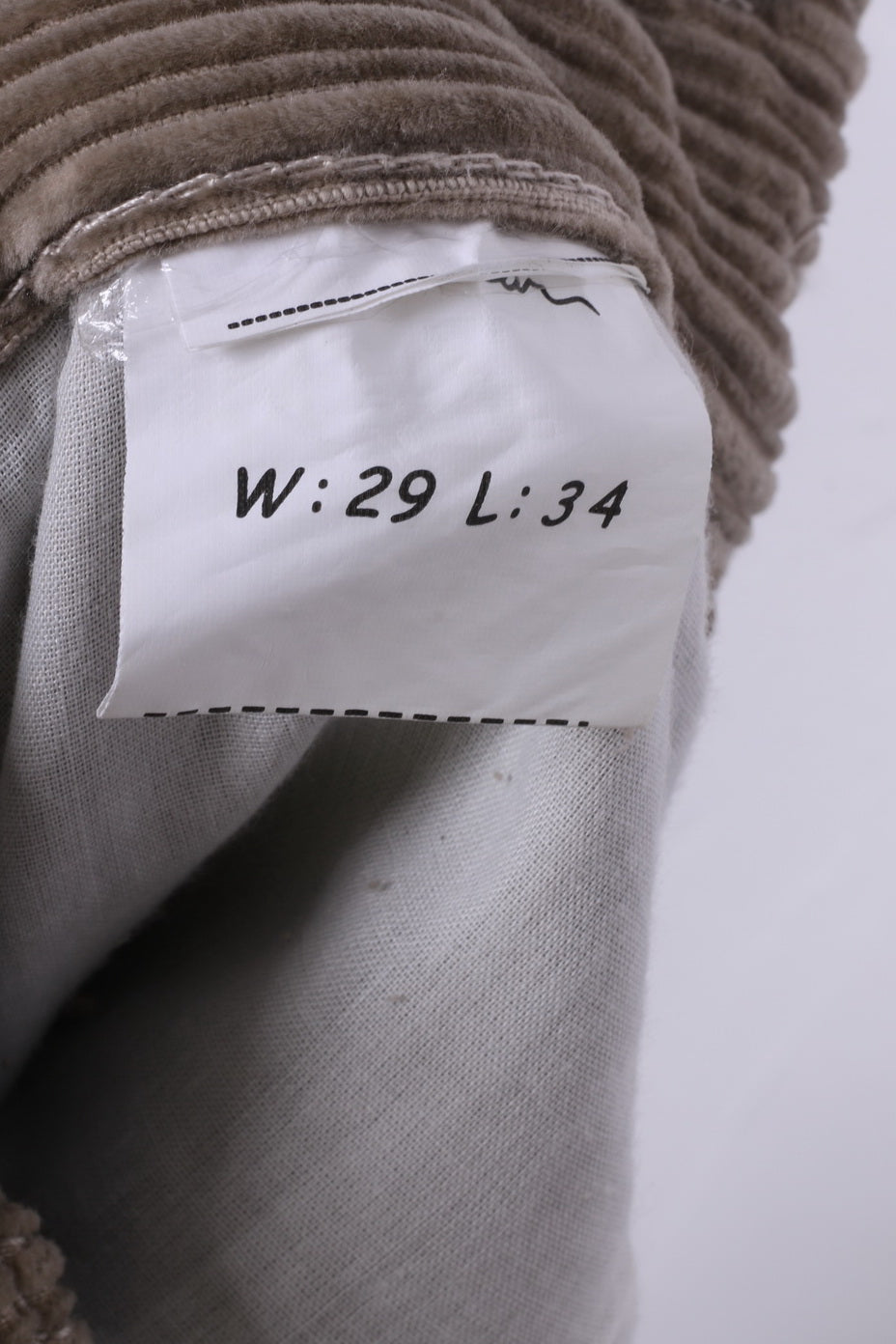 Nuovi Big Reoss Jeans Donna W29 L34 Pantaloni Jeanswear Cordury Cotton Vintage