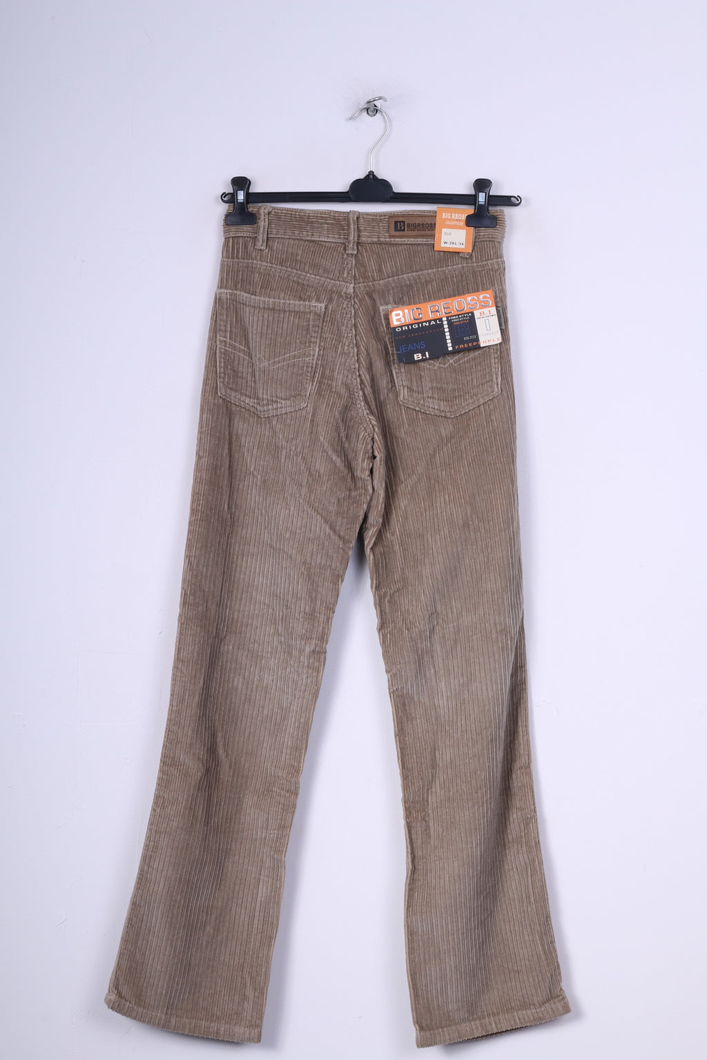 Nuovi Big Reoss Jeans Donna W29 L34 Pantaloni Jeanswear Cordury Cotton Vintage