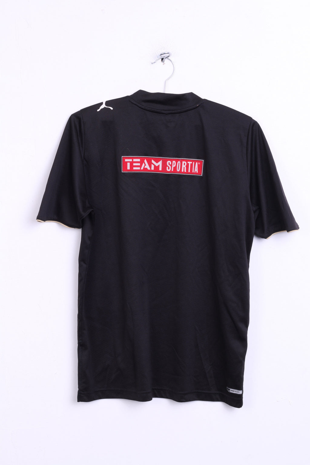 Puma Mens M Shirt Black Team Sportia SIMRISHAMN Football Club - RetrospectClothes