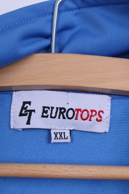 EuroTops Mens XXL Track Top Jacket Sport Training Sweatshirt