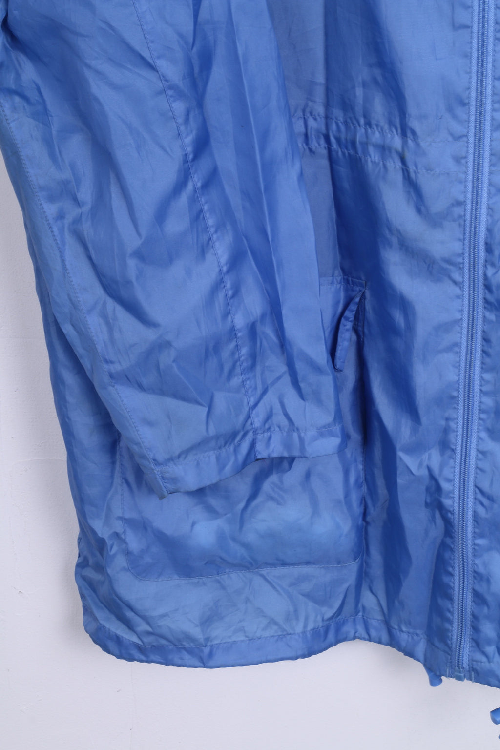 Being Casual Giacca da donna 26 XXL Blu chiaro Cappuccio superiore Cerniera completa Due tasche