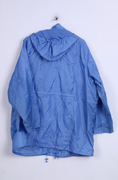 Being Casual Veste XXL pour femme 26 Bleu clair avec capuche zippée et deux poches