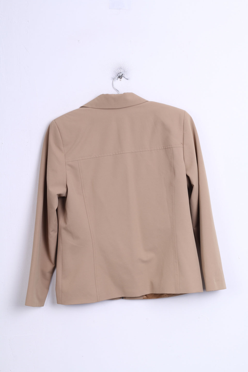 GABRIELLA BENELLI Womens 38/40 Trouser Suit Blazer Set 2 Pice Business Beige