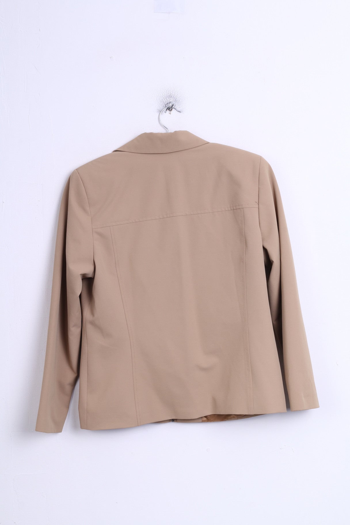 GABRIELLA BENELLI Womens 38/40 Trouser Suit Blazer Set 2 Pice Business Beige