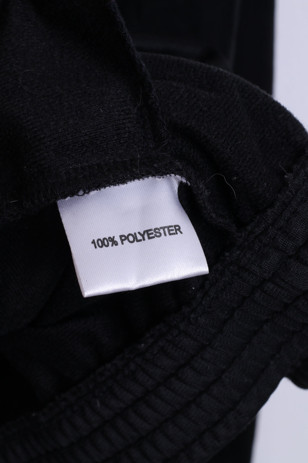 Vintage Men M Sweatshirt Noir Brillant Oldschool Full Zipper Top