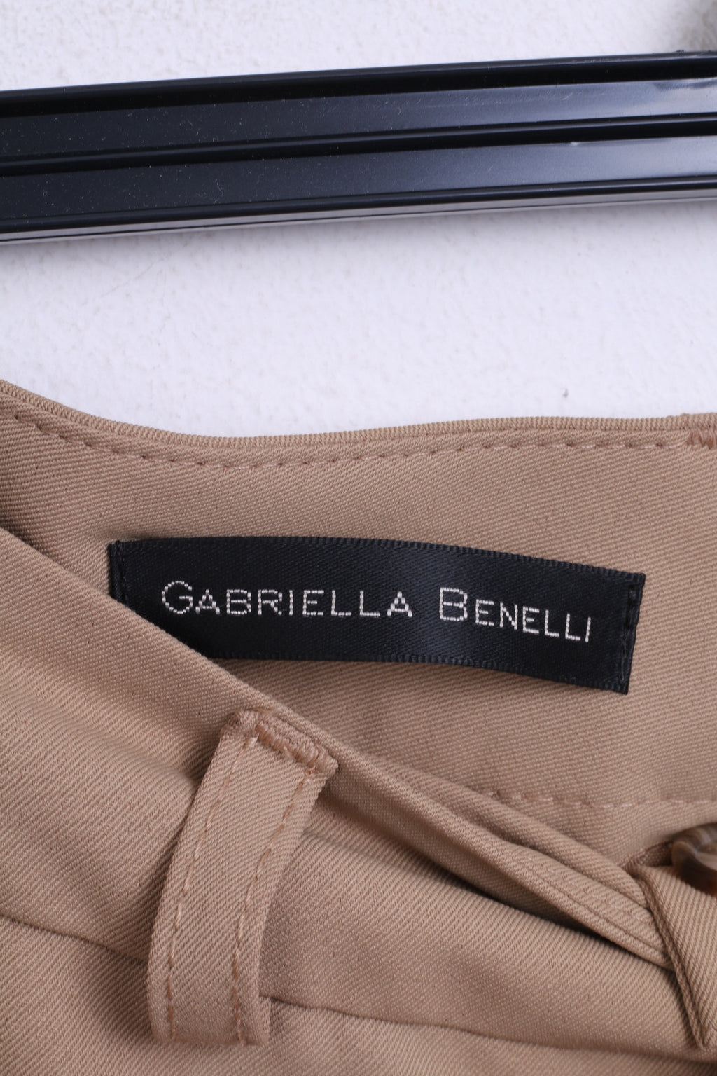 GABRIELLA BENELLI Womens 38/40 Trouser Suit Blazer Set 2 Pice Business Beige