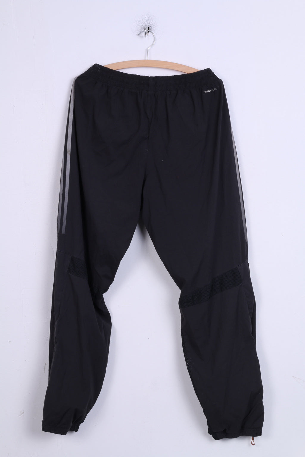 Adidas Mens L Sweatpants Black Trousers training Sport Two Pockets