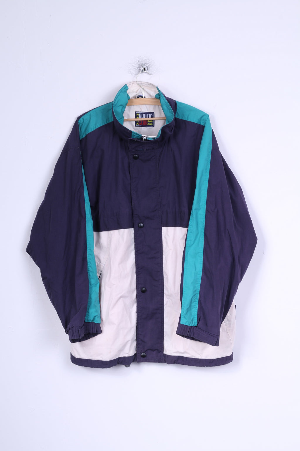 Rodeo C&amp;A. Giacca da uomo XL verde Nautic Gear, top da esterno con cerniera retrò