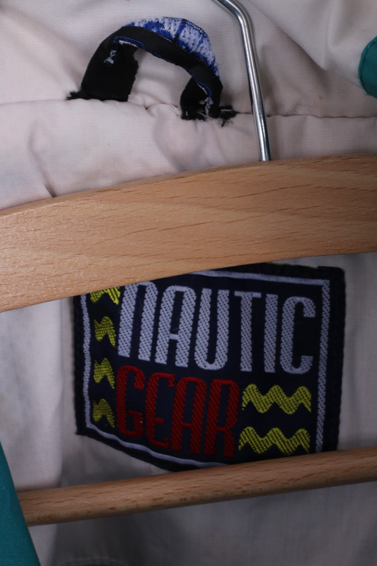 Rodeo C&amp;A. Giacca da uomo XL verde Nautic Gear, top da esterno con cerniera retrò