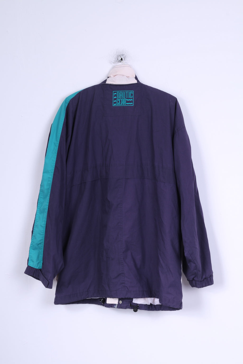 Rodeo C&amp;A. Giacca da uomo XL verde Nautic Gear, top da esterno con cerniera retrò