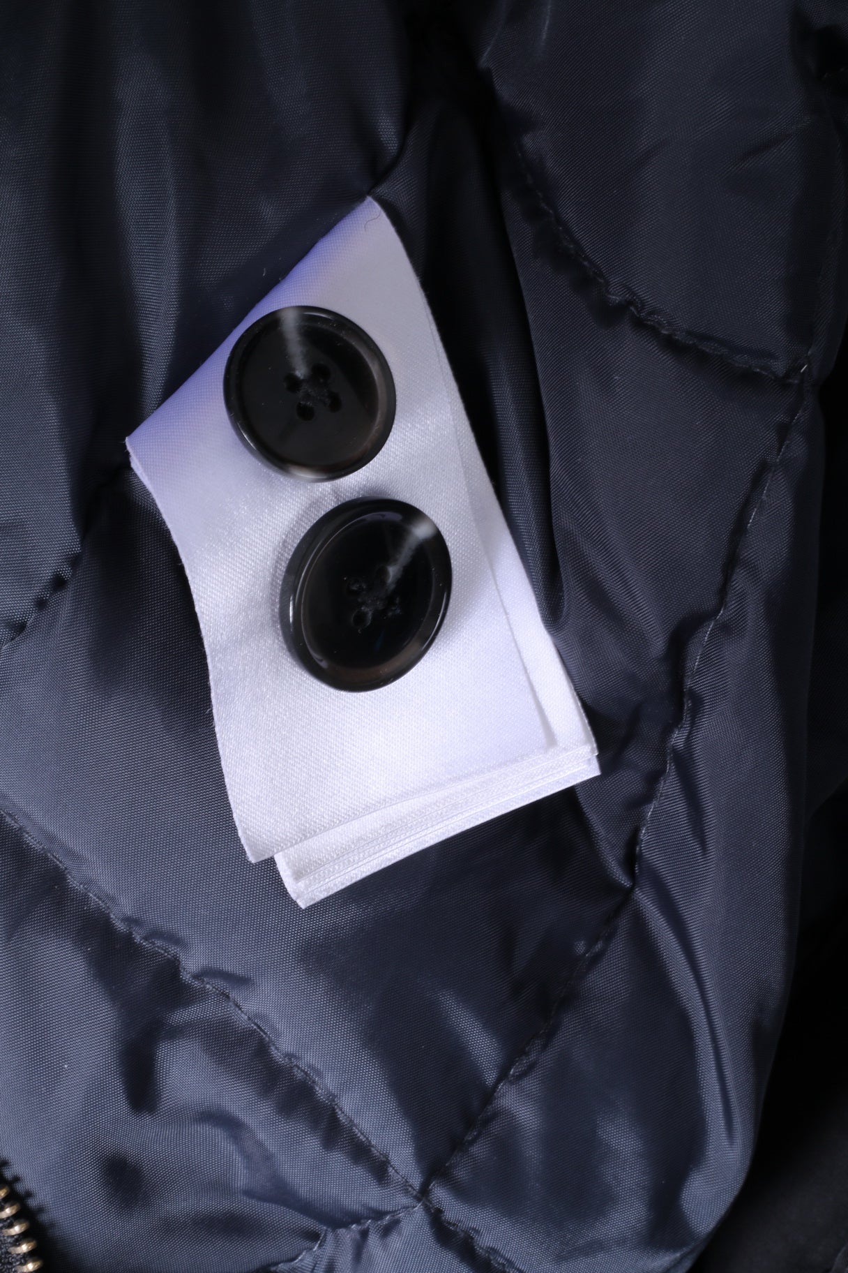 Giacca M da donna Tom Tailor Top caldo imbottito con zip e cappuccio nero