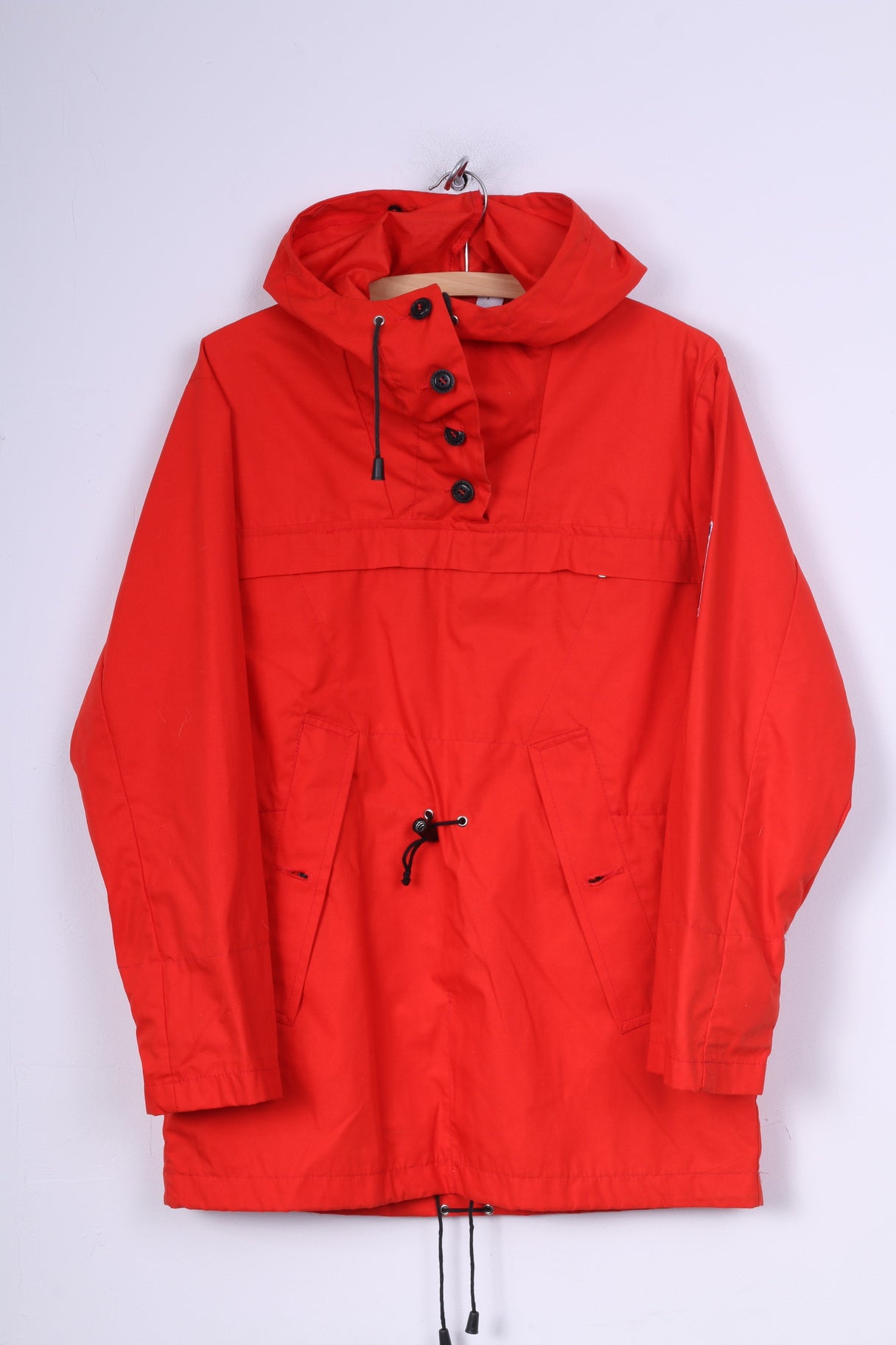 Udis Blystad Womens 40 L Jacket Hooded Red Sportswear Anorak Novelene ...