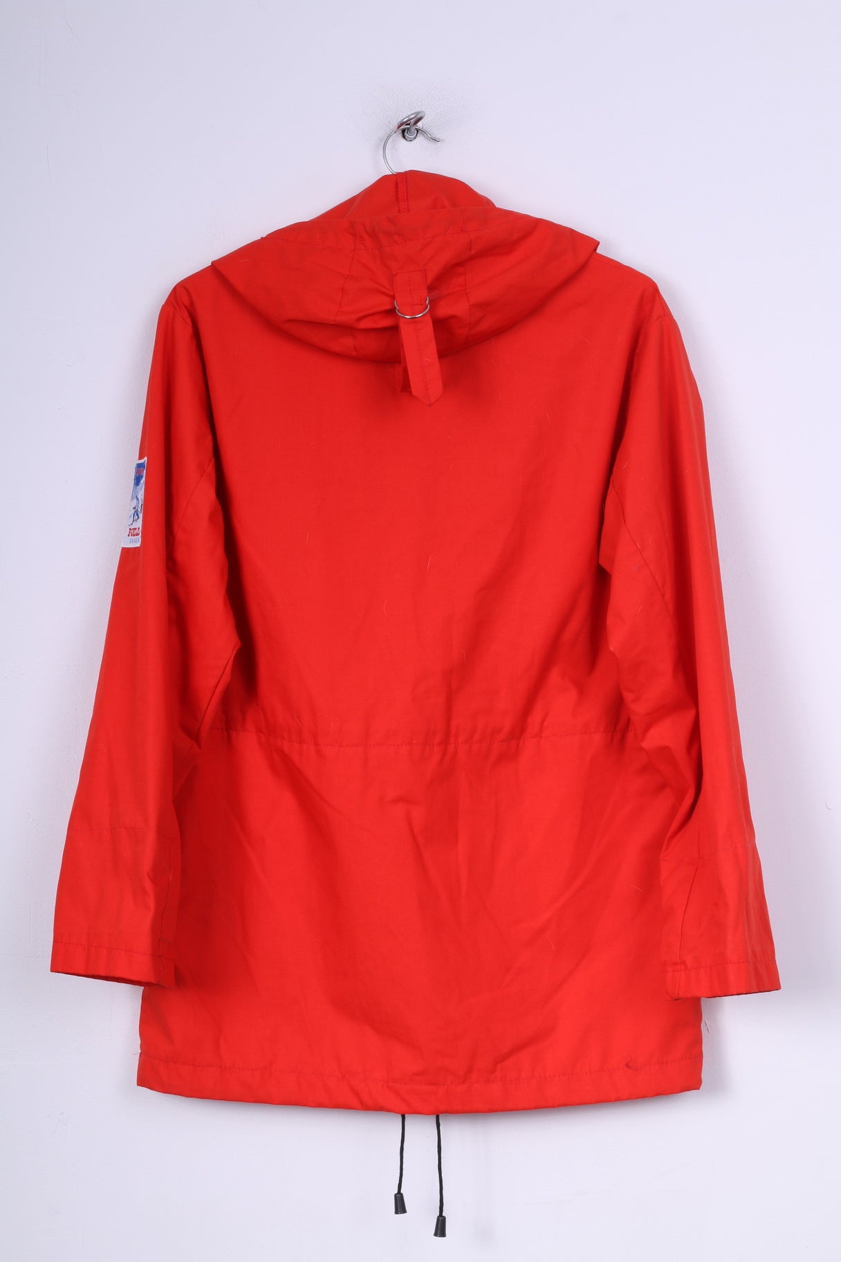 Udis Blystad Womens 40 L  Jacket Hooded Red  Sportswear Anorak Novelene Kangaroo Pocket