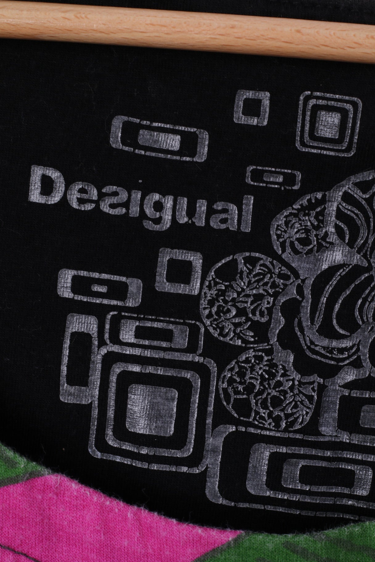 Desigual Womens S Mini Dress Tunic Multi Color Floral Print Cotton Pockets