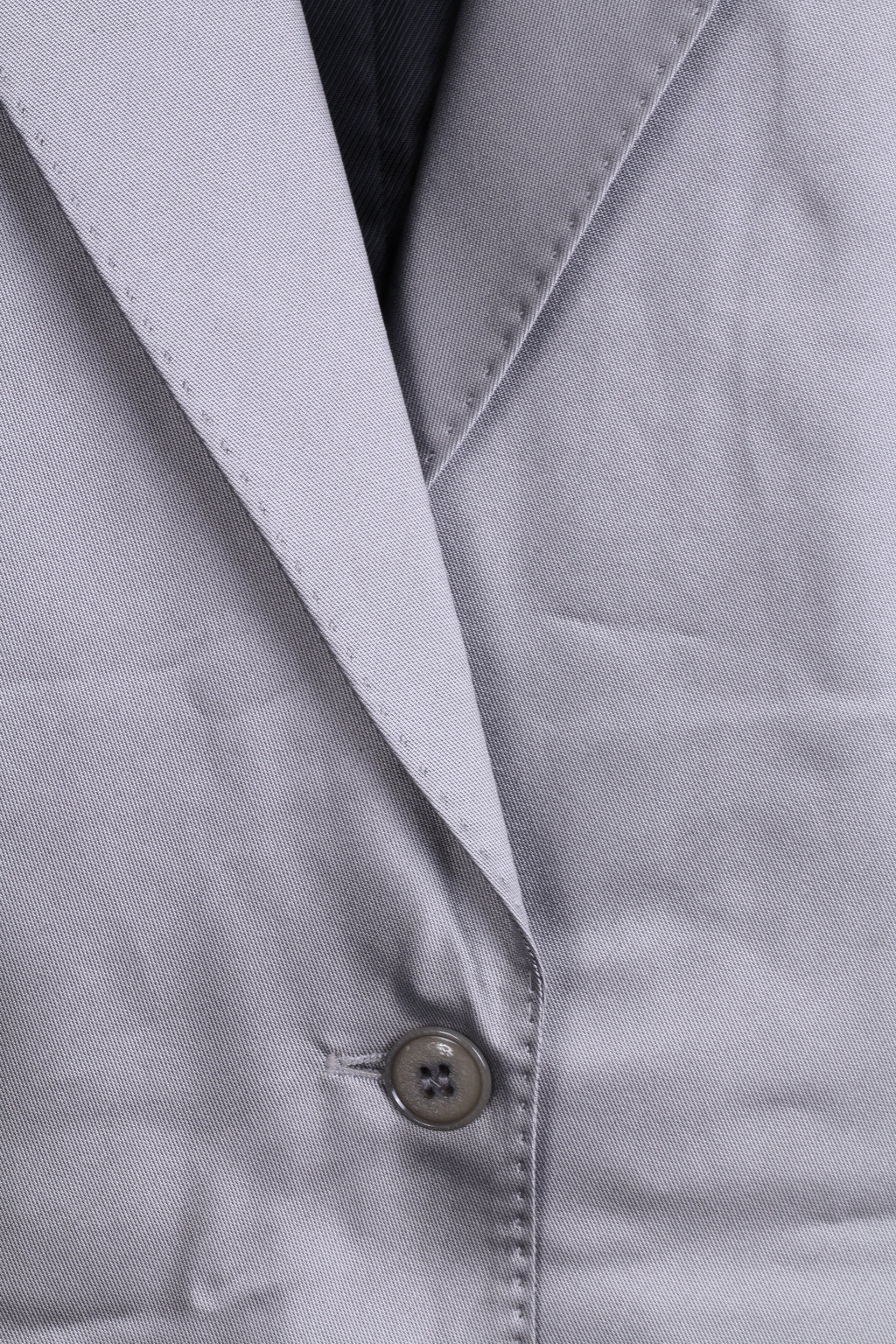 Strenesse GABRIELE STREHLE Giacca da donna 14 XL Blazer monopetto in seta argento