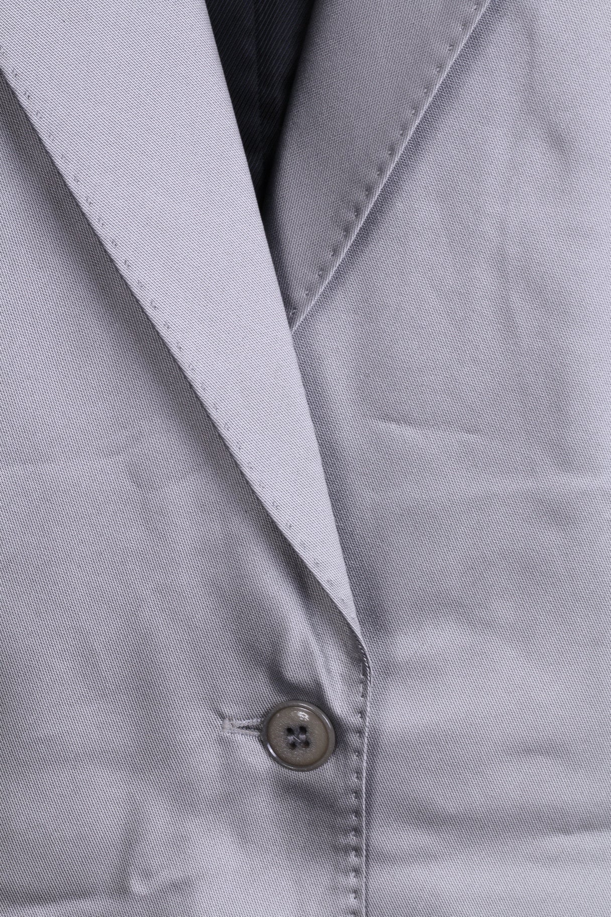 Strenesse GABRIELE STREHLE Giacca da donna 14 XL Blazer monopetto in seta argento