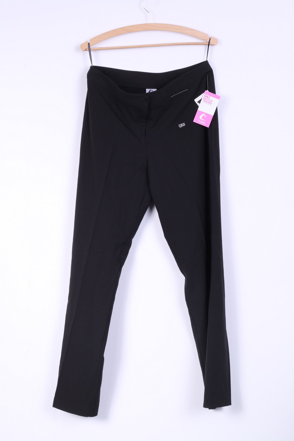 New Trutex Womens 30L Trousers Elegant Pants Black Bootcut