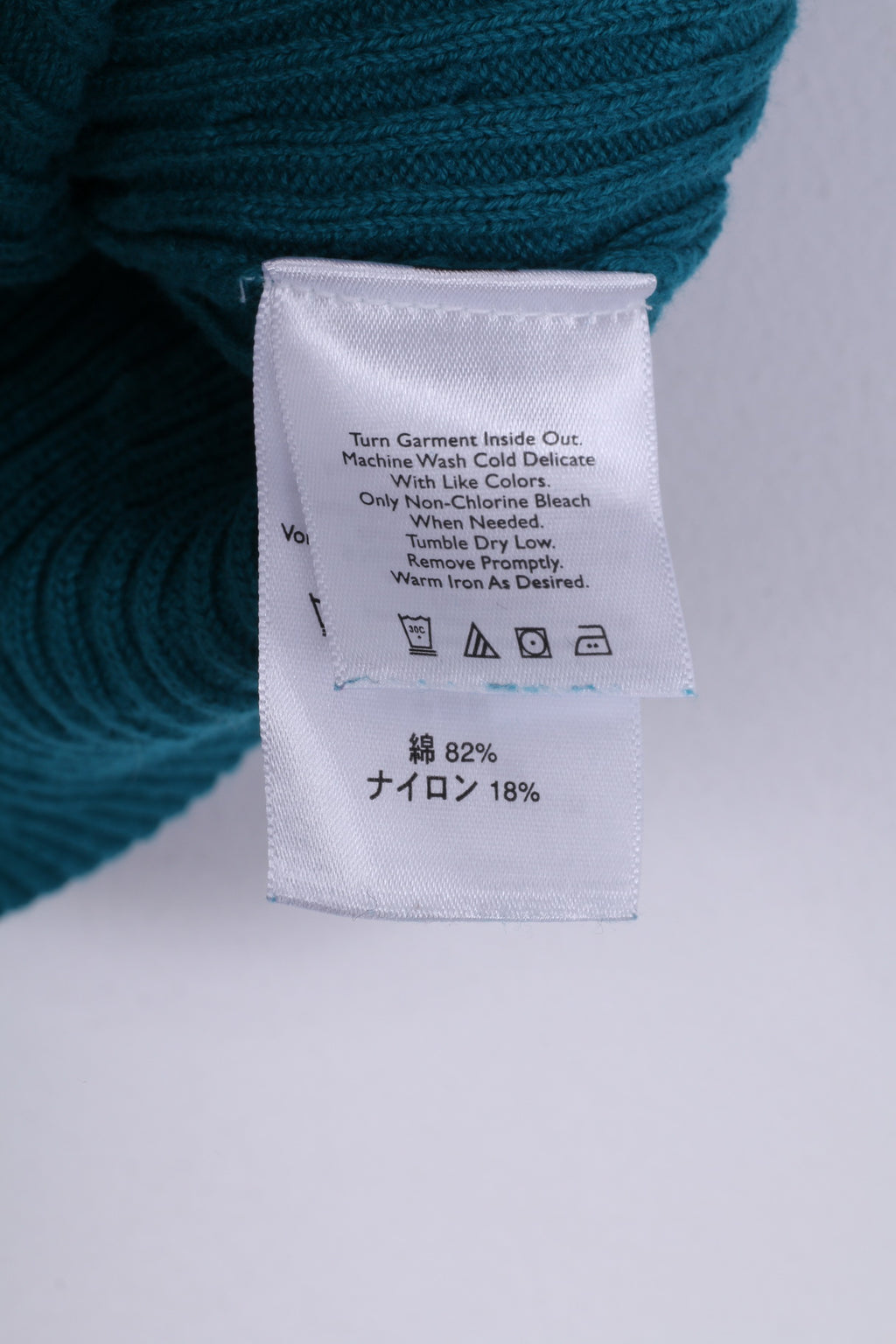 Eddie Bauer Pull XS à col rond pour femme Turquoise à manches courtes en coton et nylon tricoté 