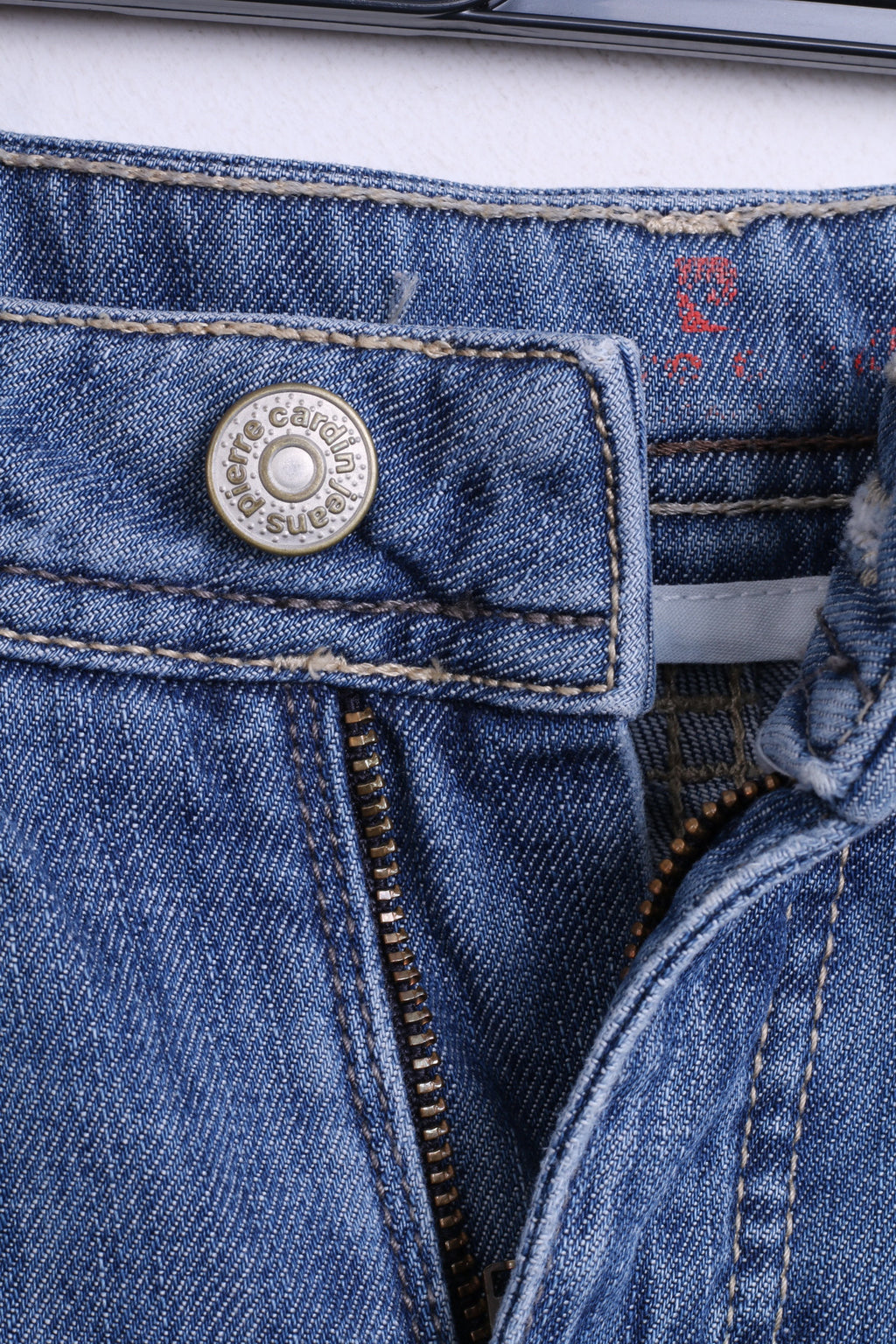 Pierre Cardin Pantalon W38 Homme Coton Bleu Marine Jeanswear