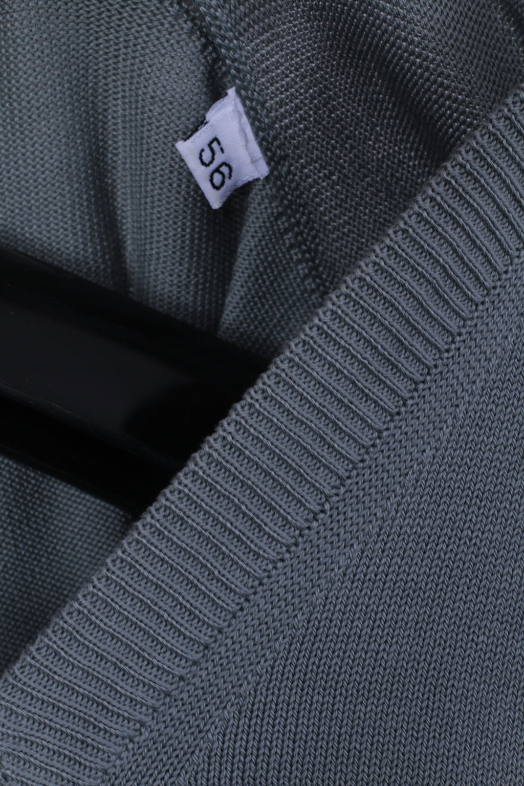 Della Ciana New Vintage Uomo 56 XL Maglione Grigio Cotone Made in Italy Maglione