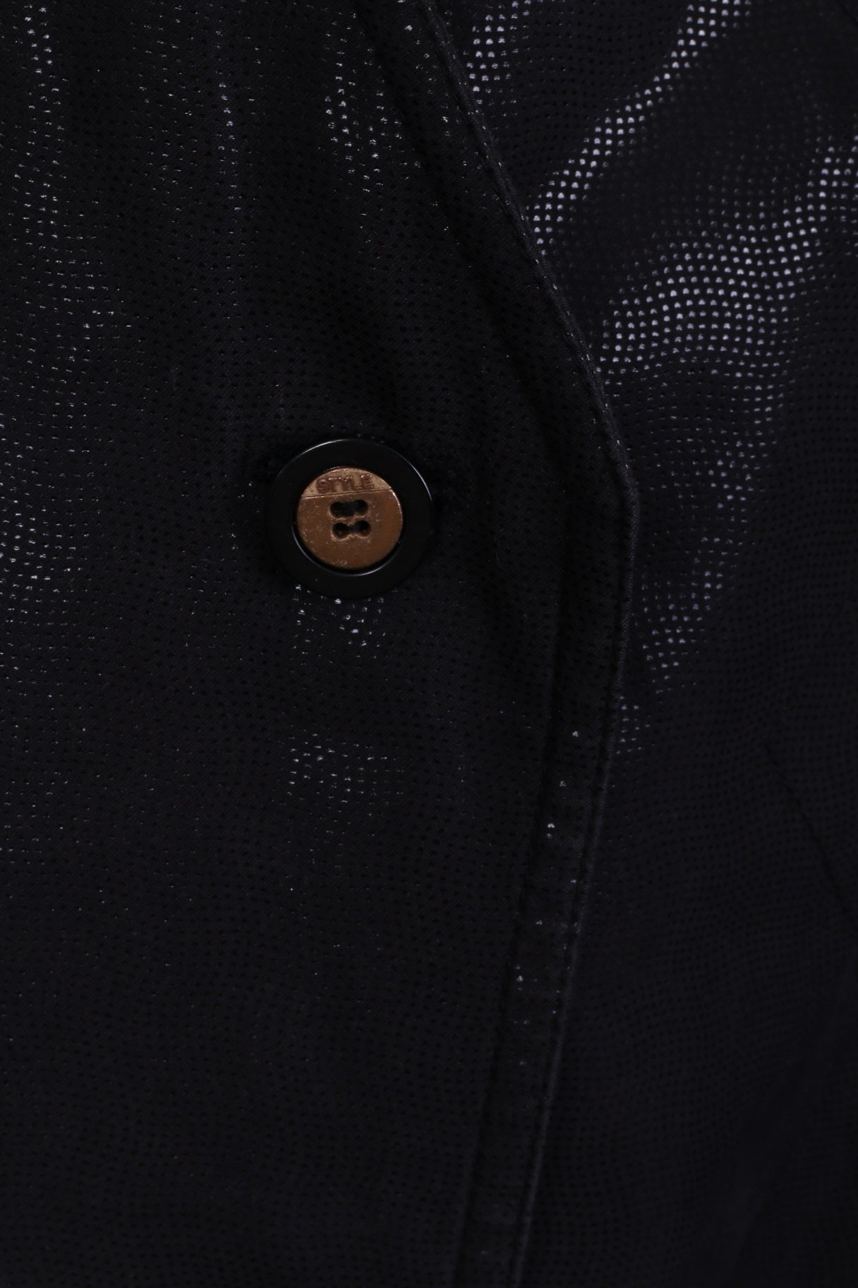 Vintage Women 18 50 XL Vest Black Shiny Buttoned Waistcoat Disco Top