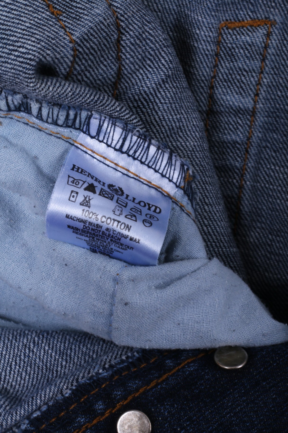 Henri Lloyd Mens 30 S Trousers Blue Jeans Cotton Denim Straight Leg Pants