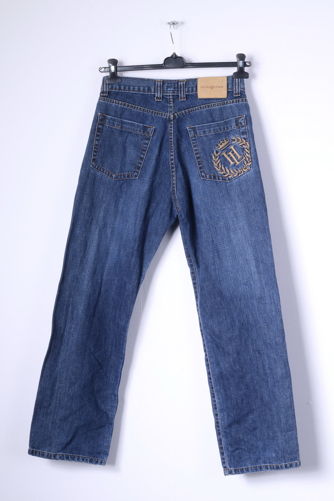 Problemer overdrivelse krans Henri Lloyd Mens 30 S Trousers Blue Jeans Cotton Denim Straight Leg Pa –  RetrospectClothes