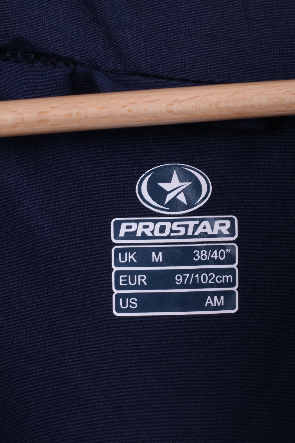 Giacca PROSTAR da uomo M 38/40 Navy Sport con cappuccio nascosto