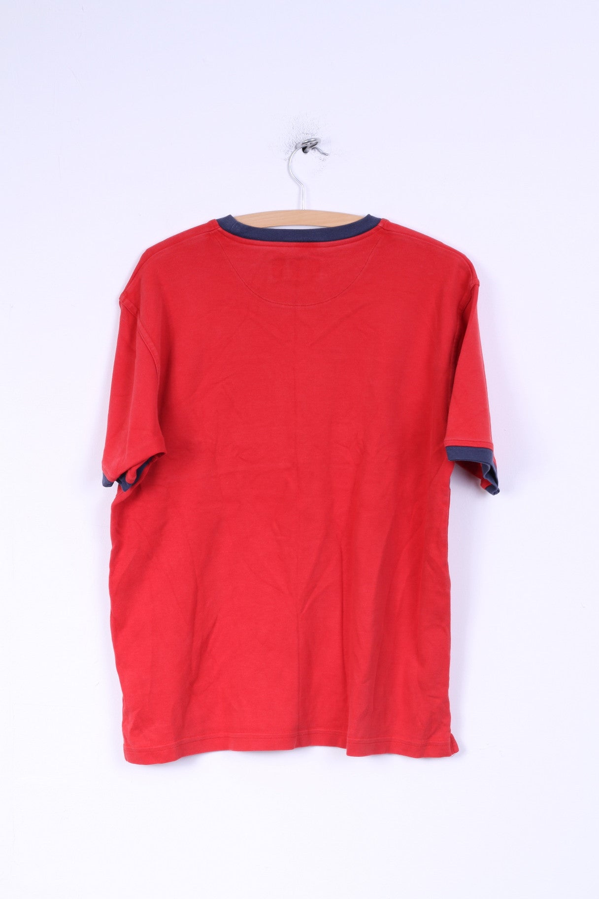 Lambretta Mens XL T- Shirt Red 64 Cotton Crew Neck