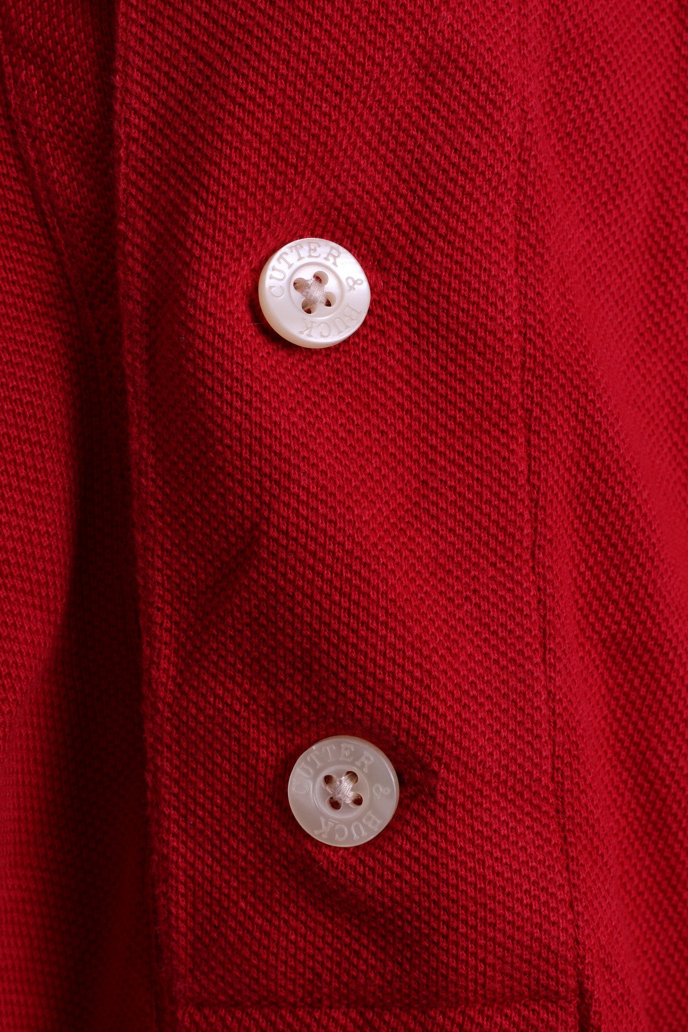 Cutter & Buck Mens XL Polo Shirt Red Cotton Top Jersey Big & Tall - RetrospectClothes