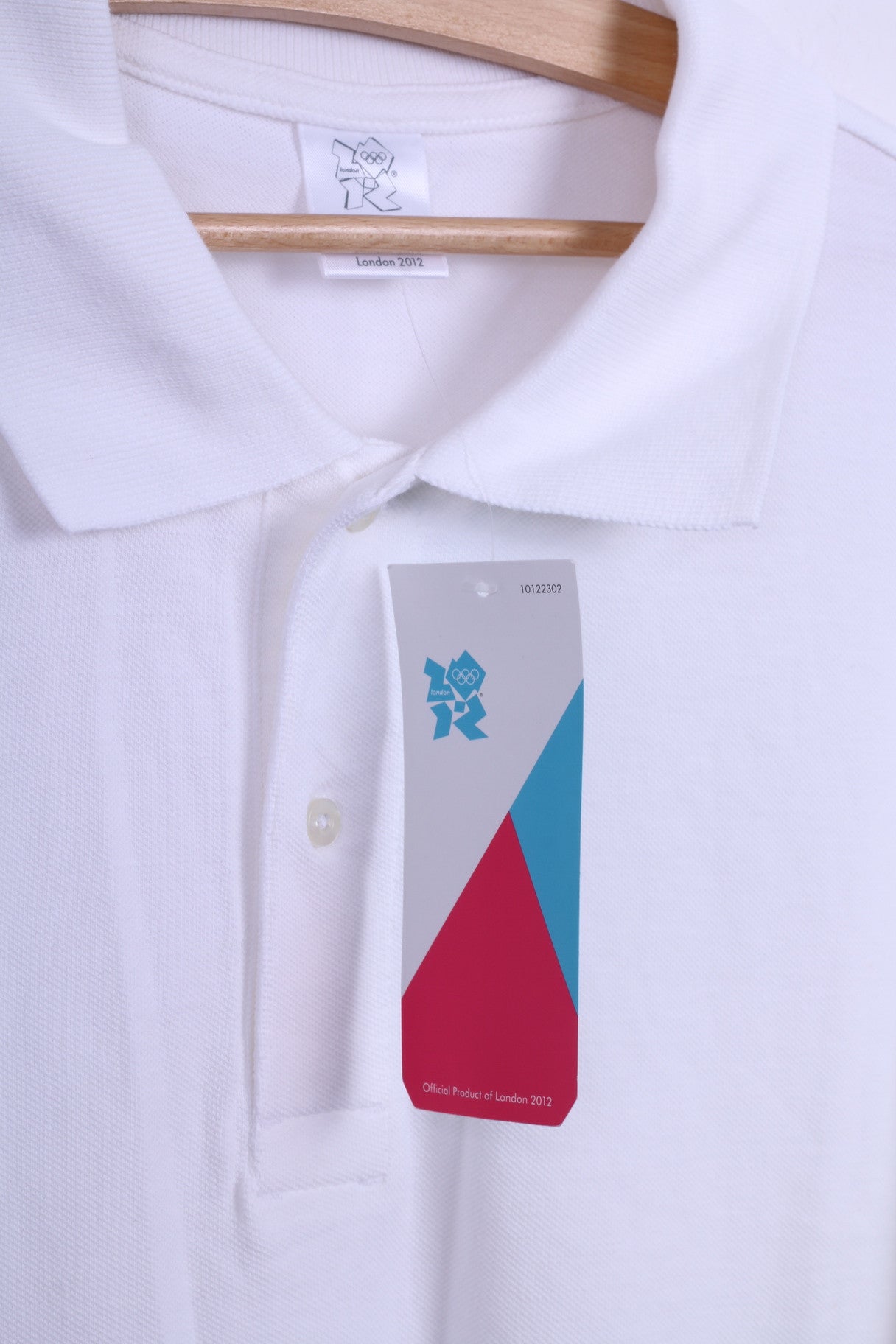 Nouveau produit officiel de Londres 2012 Polo XL pour hommes blanc Sport