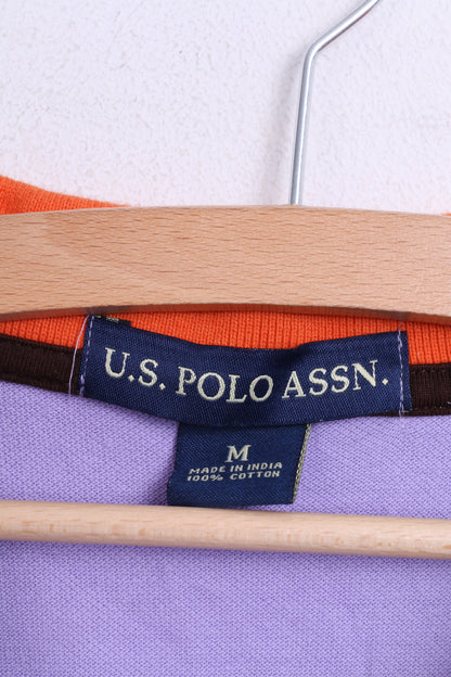 Polo US Polo Assn da uomo M in cotone viola