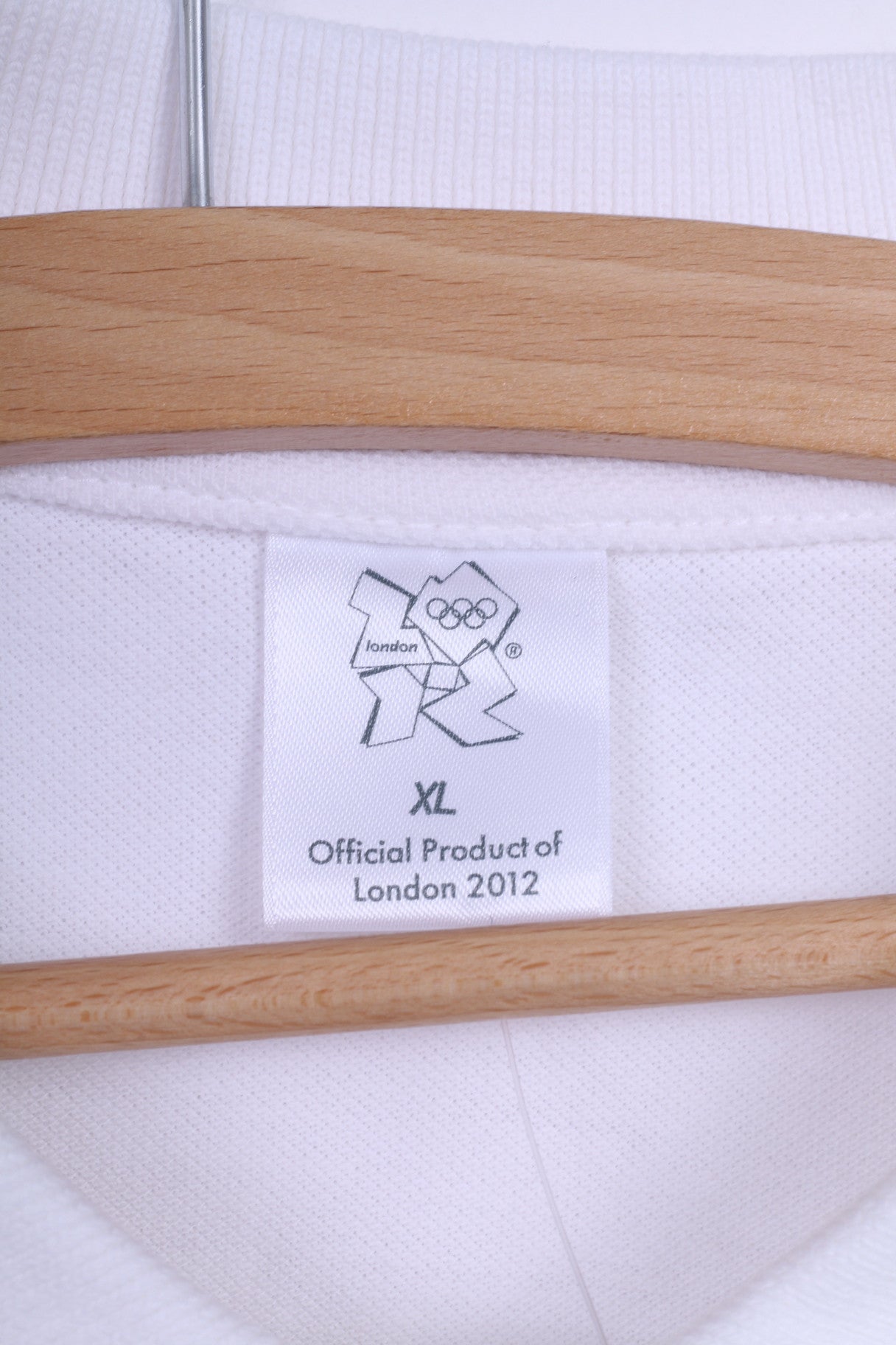 Nouveau produit officiel de Londres 2012 Polo XL pour hommes blanc Sport