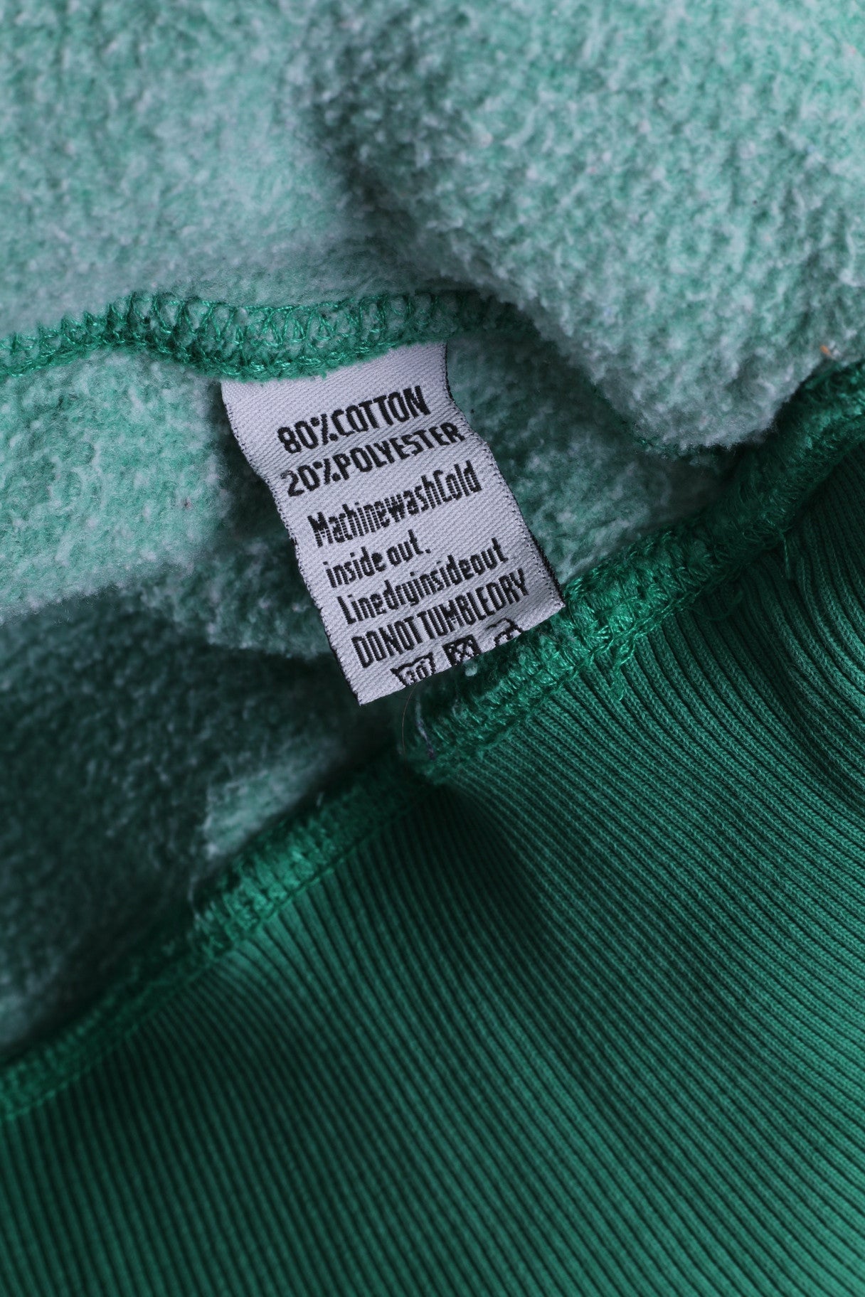 Felpa da uomo M Jumper Superdry con cappuccio in cotone verde