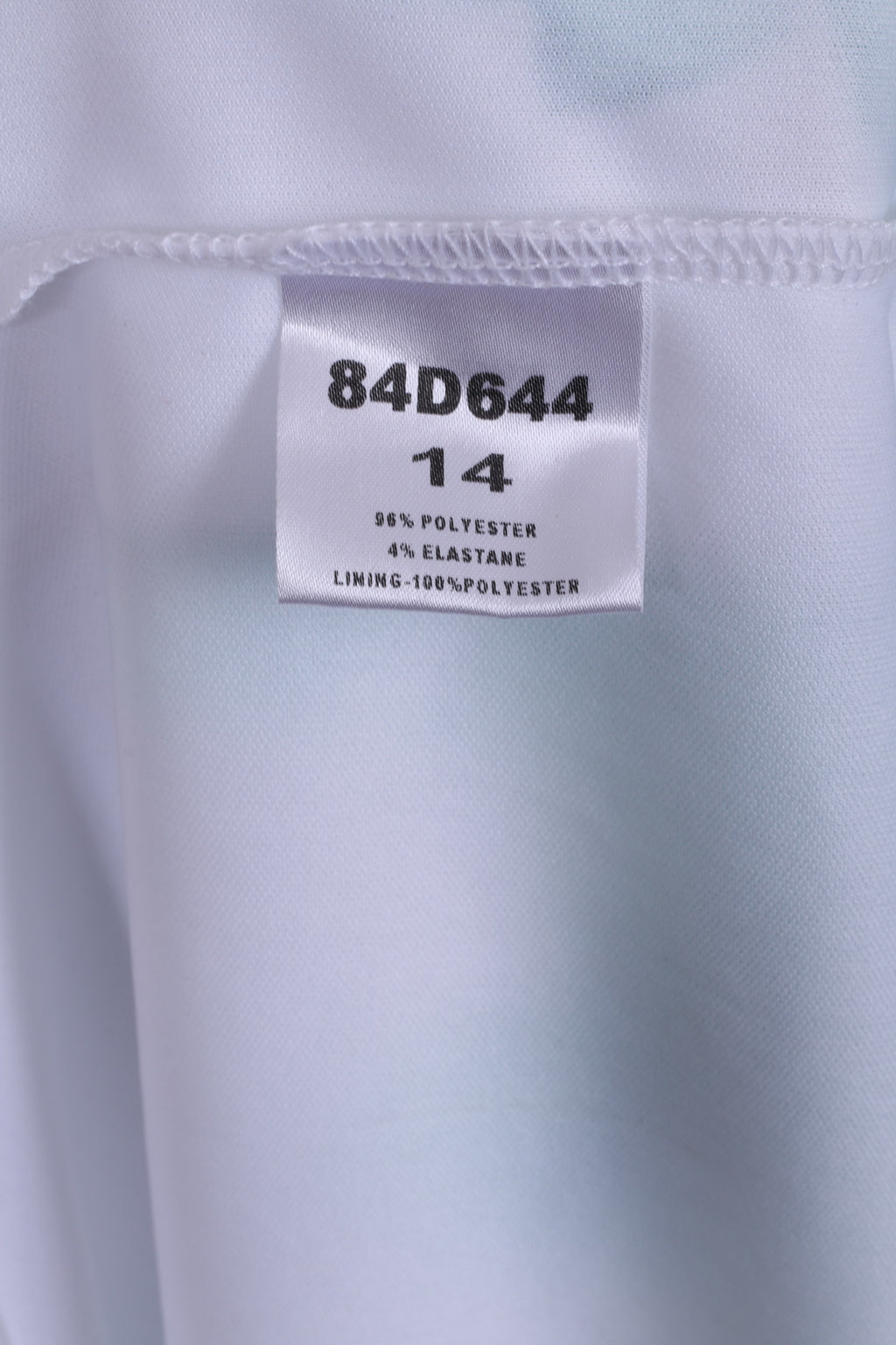 Nuovo abito lungo da donna 14 Kaleidoscope bianco floreale estivo spiaggia 