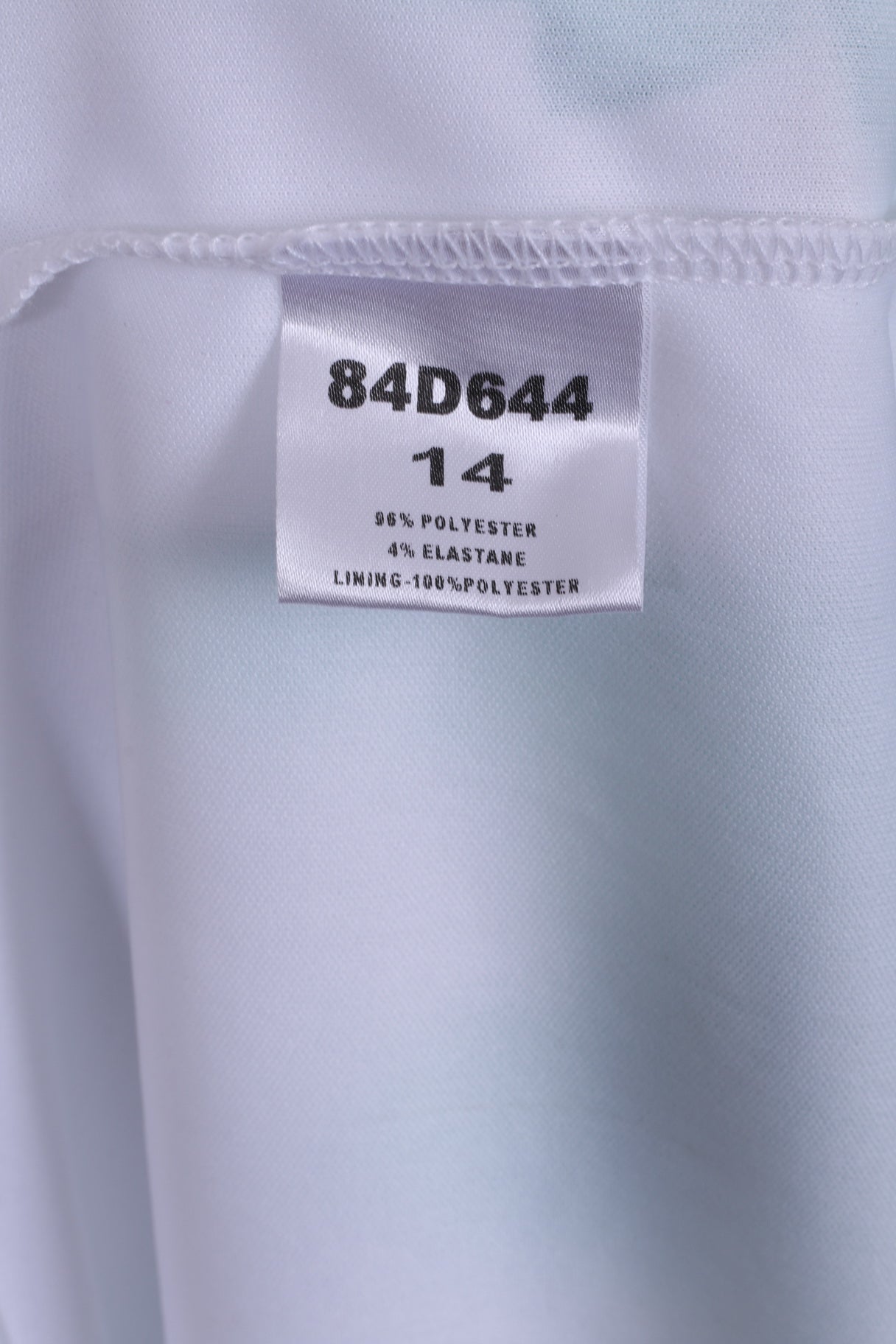 Nuovo abito lungo da donna 14 Kaleidoscope bianco floreale estivo spiaggia 