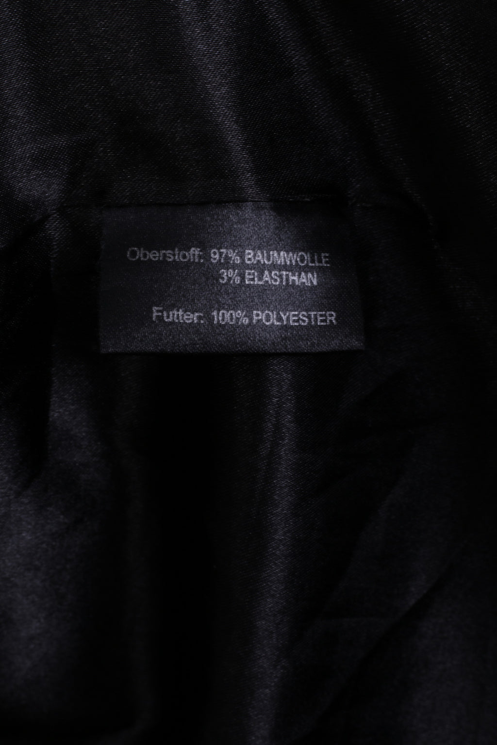 HALLHUBER trend Donna 38 S Giacca Cintura in cotone nero Cappotto con un bottone Top casual 