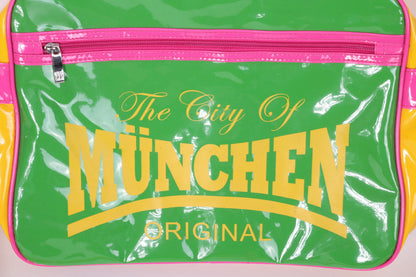 Robin Ruth Shoulder Messanger Bag Green PVC City Of Munchen Retro