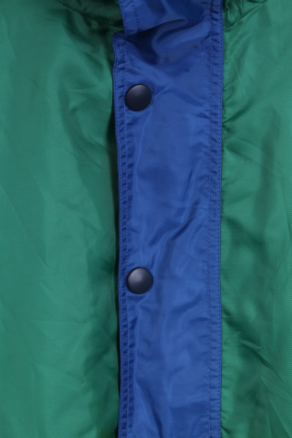 Marcel Clair Giacca da uomo L Pullover Nylon Verde Cappuccio nascosto Top leggero