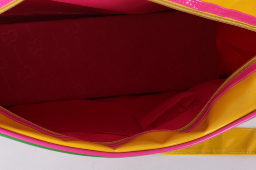 Robin Ruth Shoulder Messanger Bag Green PVC City Of Munchen Retro