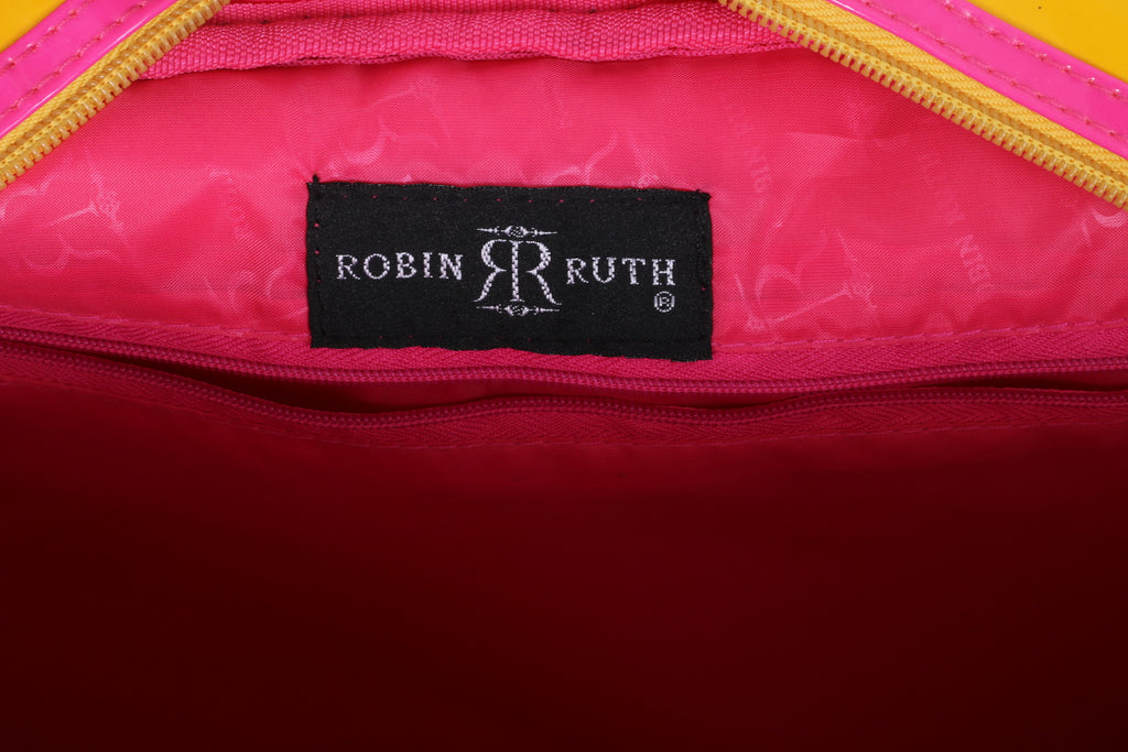 Robin Ruth Shoulder Messanger Bag Green PVC City Of Munchen Retro