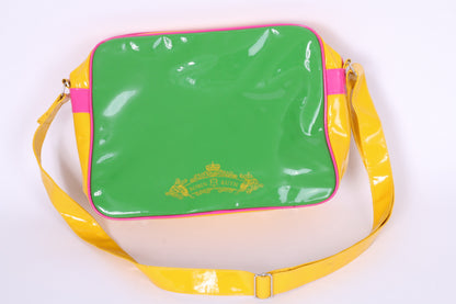 Robin Ruth Shoulder Messanger Bag Green PVC City Of Munchen Retro