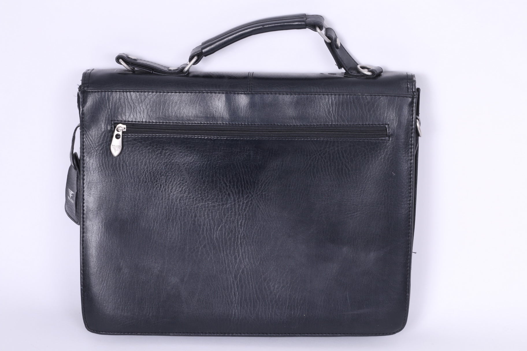 Falcon Porte-documents en cuir synthétique à 2 soufflets Bussines 2584 Sac à rabat