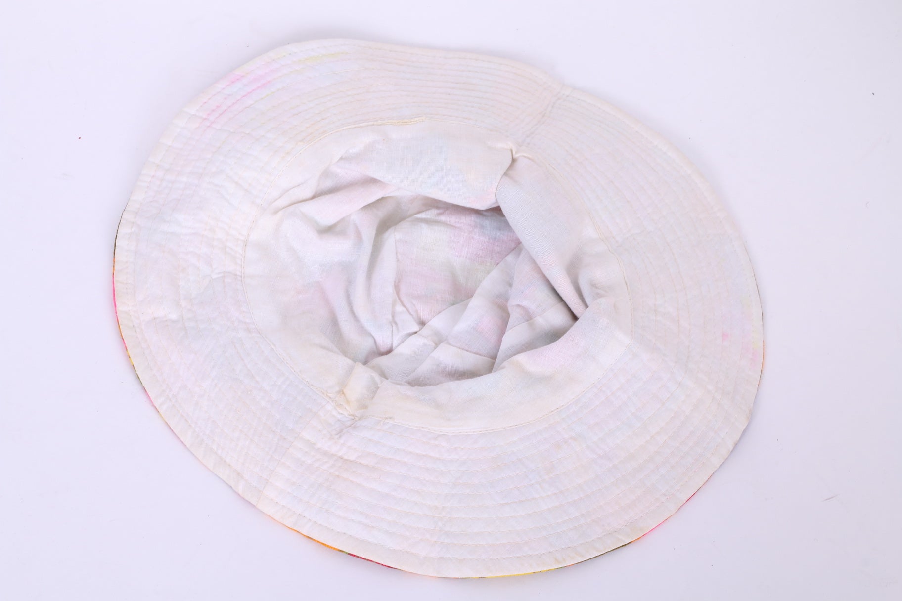 Womens Girls Wide Brim Cotton Summer Sun Hat Multi Color Beach