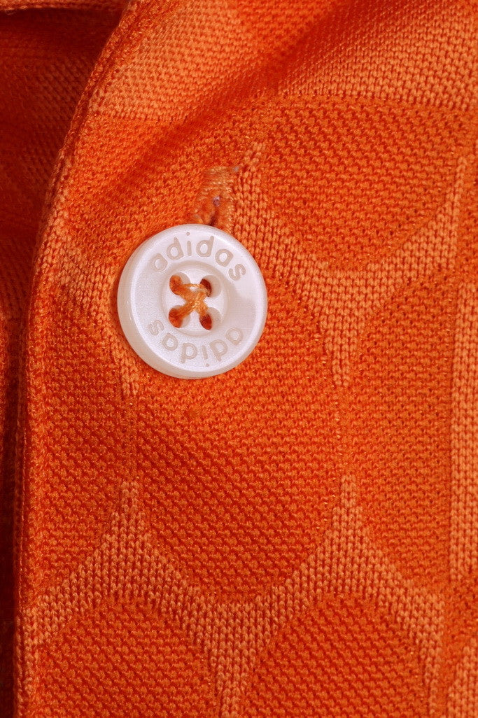 Adidas Mens M Polo Shirt Orange Sport Training - RetrospectClothes