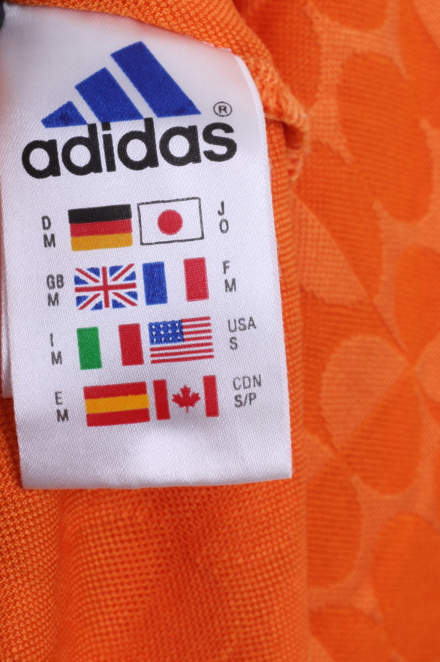 Adidas Mens M Polo Shirt Orange Sport Training - RetrospectClothes