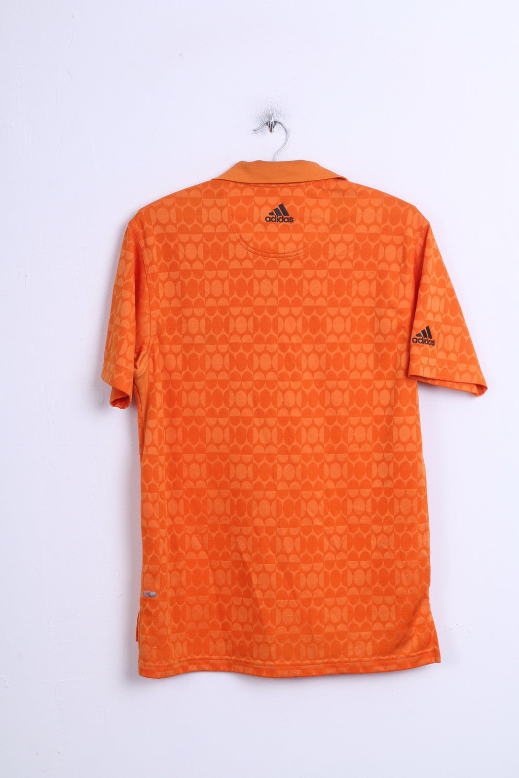 Adidas Mens M Polo Shirt Orange Sport Training - RetrospectClothes